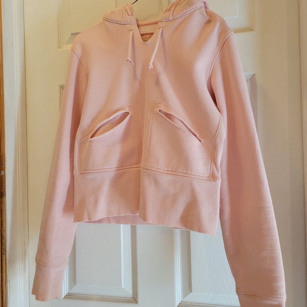 Rare Lululemon Athletica Soft Pink Cotton Blend Scuba